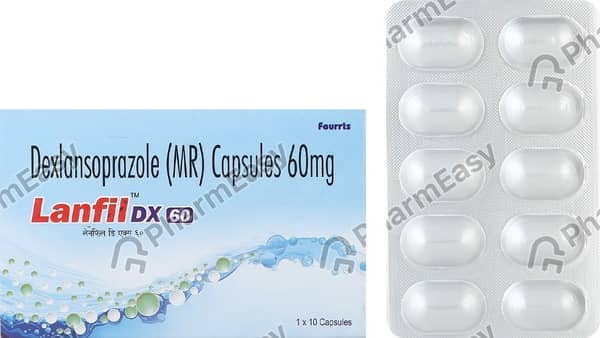 Lanfil Dx 60Mg Strip Of 10 Capsules