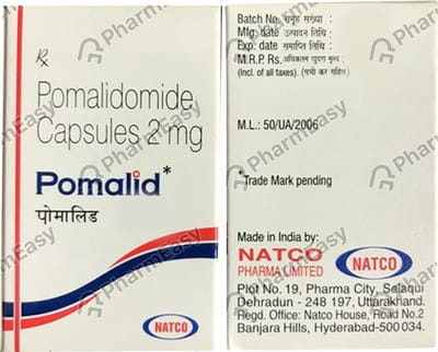 Pomalid 4mg Bottle Of 21 Capsules