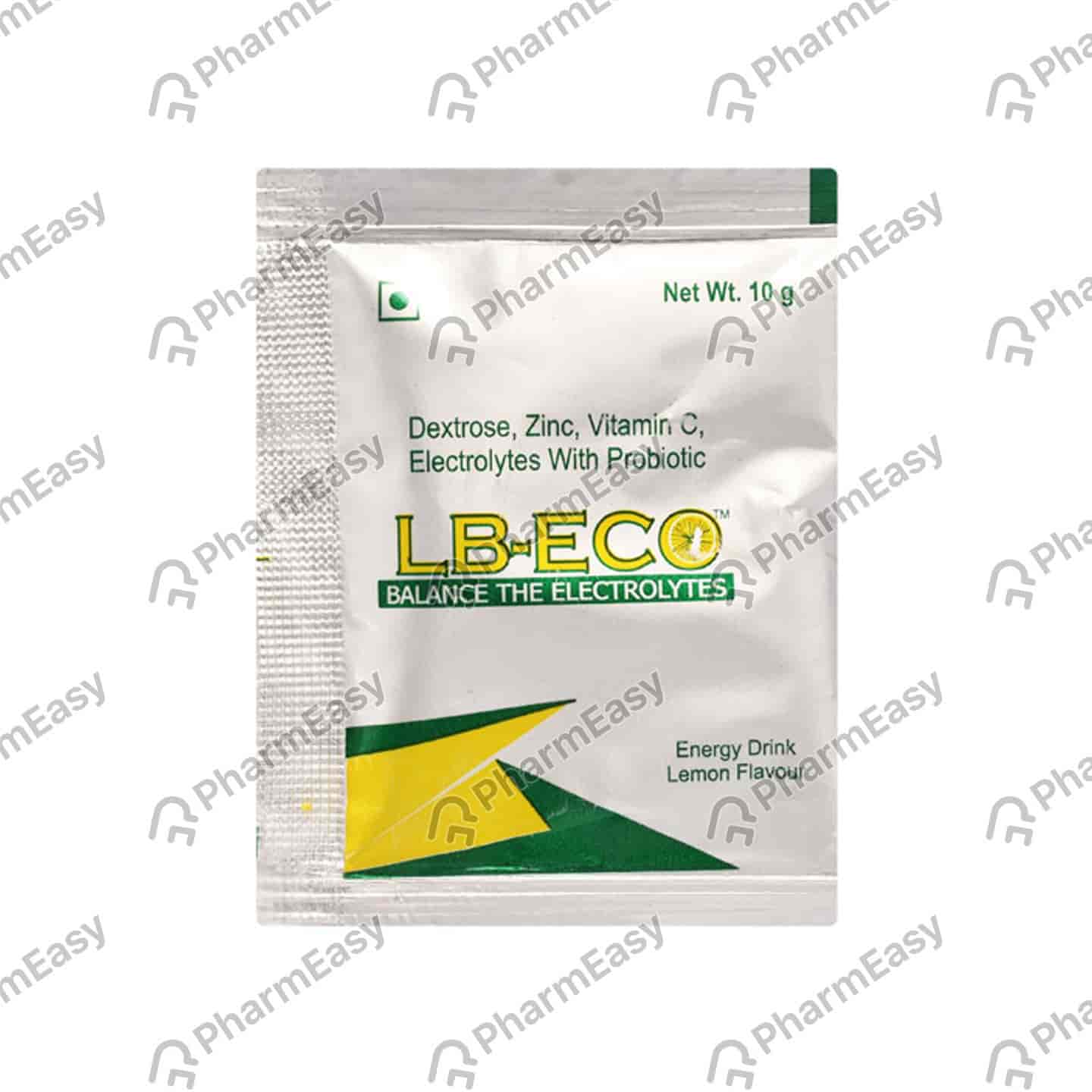 Lb Eco Lemon Flavour Sachet Of 10gm Powder