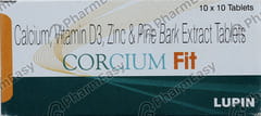 CORCIUM FIT STRIP OF 10 TABLETS