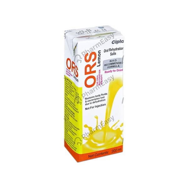 Ors Lemon Flavour Tetrapack Of 200ml Liquid