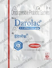 NEW DAROLAC SACHET OF 2GM ORAL POWDER
