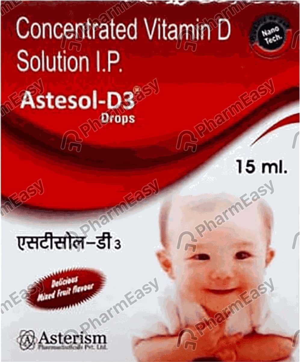 Astesol D3 800 IU/ML Oral Drop (15): Uses, Side Effects, Price & Dosage ...
