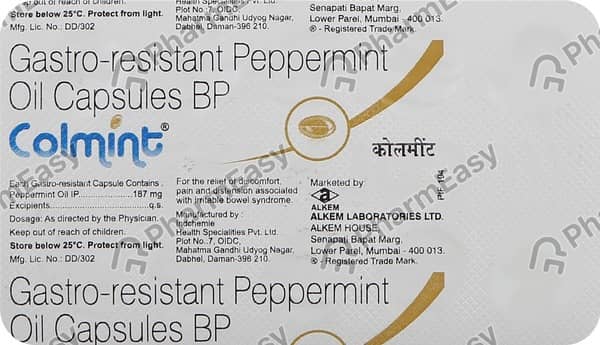 Colmint Strip Of 10 Capsules