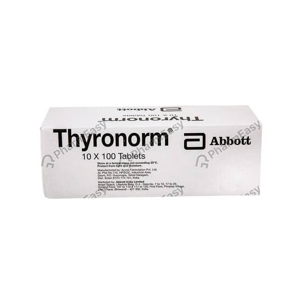 Thyronorm 37.5mcg Bottle Of 100 Tablets