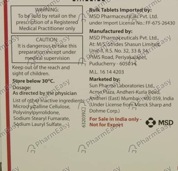 Istamet 50/500 Mg Strip Of 30 Tablets