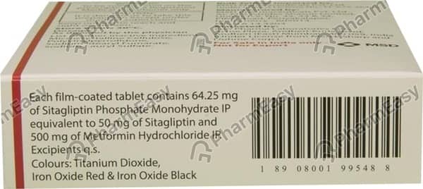 Istamet 50/500 Mg Strip Of 30 Tablets