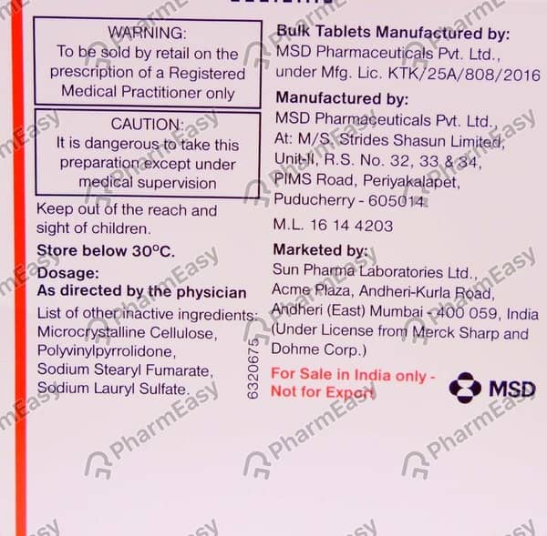 Istamet 50/500 Mg Strip Of 30 Tablets
