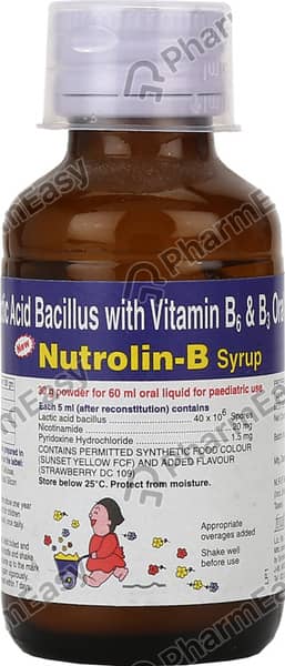New Nutrolin B Bottle Of 60ml Dry Syrup
