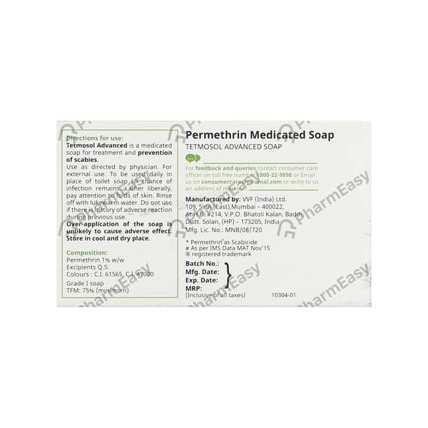 Tetmosol Advanced Soap 100 Gm