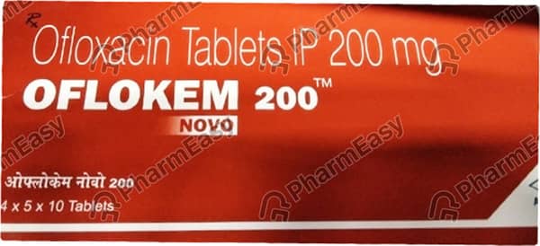 Oflokem Novo 200mg Strip Of 10 Tablets