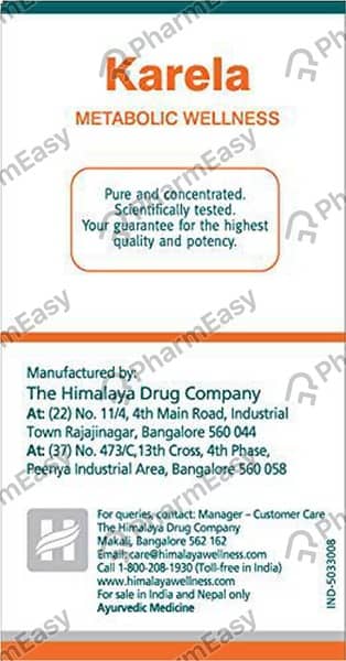 Karela 250Mg Bottle Of 60 Capsules