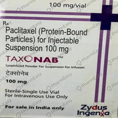 TAXONAB 100MG VIAL OF 1 POWDER FOR INFUSION