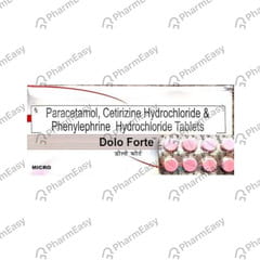 DOLO FORTE STRIP OF 10 TABLETS