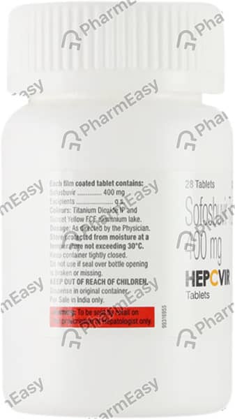 Hepcvir 400mg Tablets 28'S