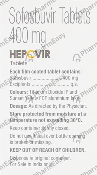 Hepcvir 400mg Tablets 28'S