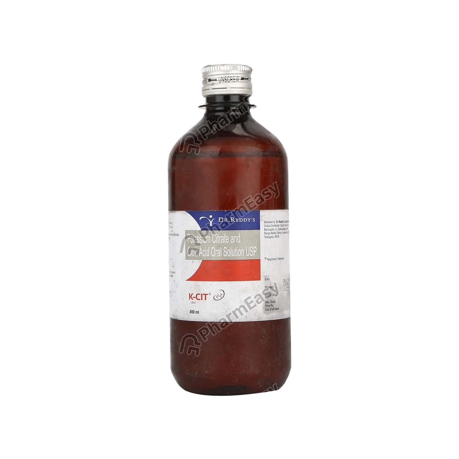 Buy K Cit 334/1100mg Bottle Of 450ml Solution Online at Flat 18 OFF