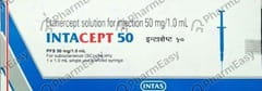 INTACEPT 50MG PRE FILLED SYRINGE OF 1ML SOLUTION FOR INJECTION