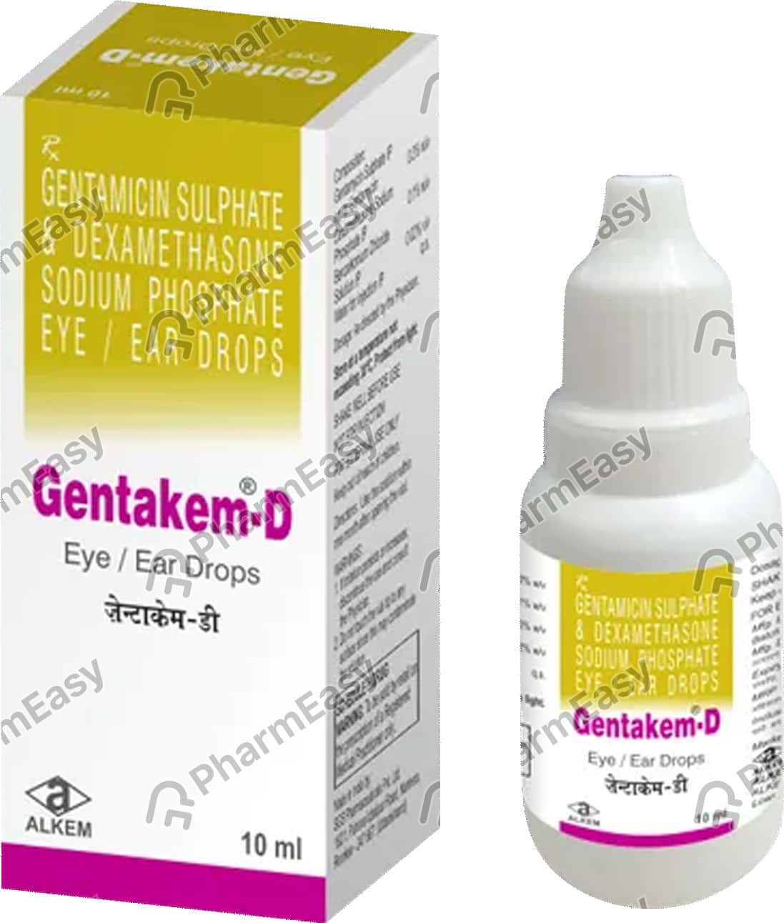 Gentakem D Bottle Of 10ml Eye/Ear Drops Uses, Side Effects, Price
