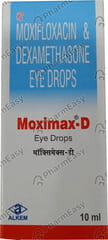 Moximax D Bottle Of 10ml Eye Drops