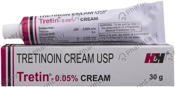 Tretin 0.05 % Cream 10 Gm