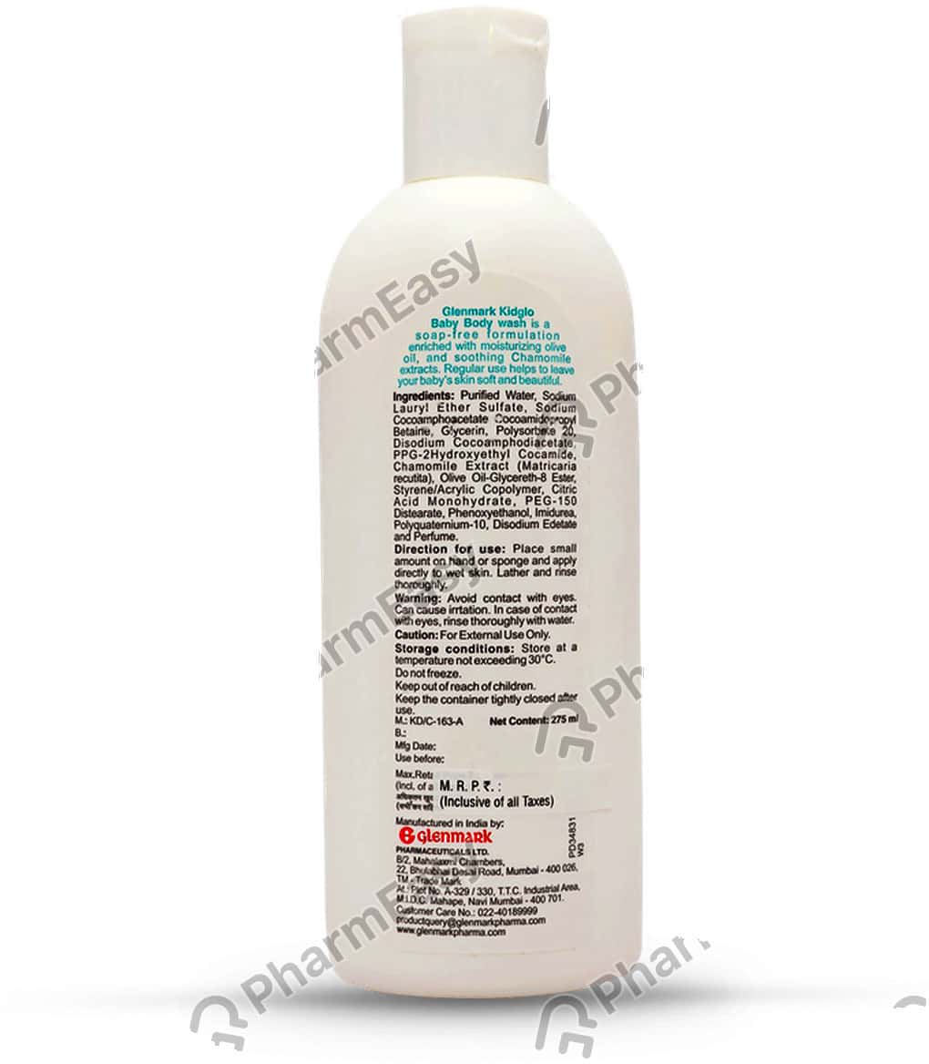 Buy KIDGLO BABY BODY WASH LOTION 275 ML Online & Get Upto 60 OFF at