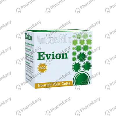 Evion 600 Mg Strip Of 50 Capsules