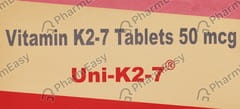 UNI K27 50 MCG STRIP OF 10 TABLETS