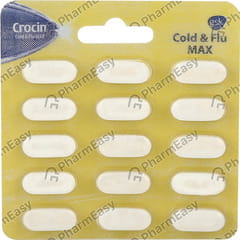 CROCIN COLD N FLU MAX STRIP OF 15 TABLETS