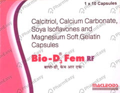 BIO D3 FEM RF STRIP OF 10 SOFTGEL CAPSULES