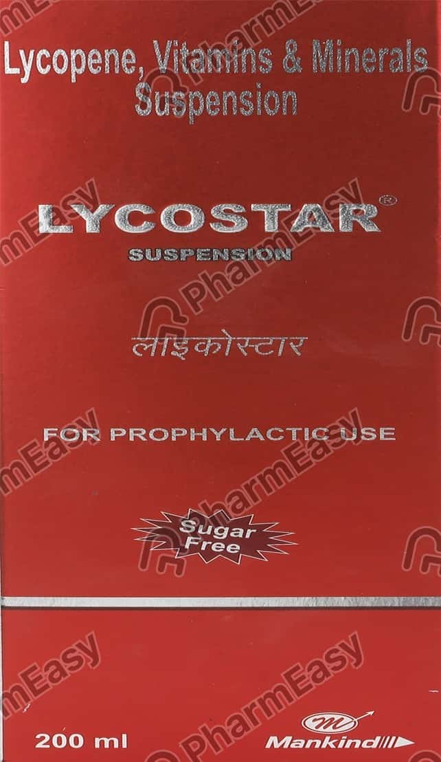 Lycostar Sugar Free Bottle Of 200ml Suspension