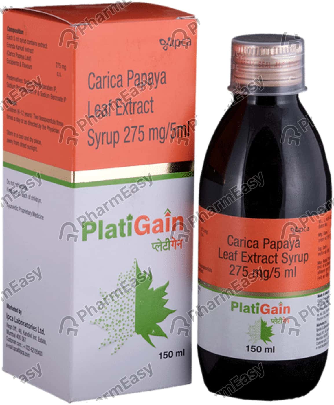 Platigain 275 MG Syrup (150) Uses, Side Effects, Price & Dosage