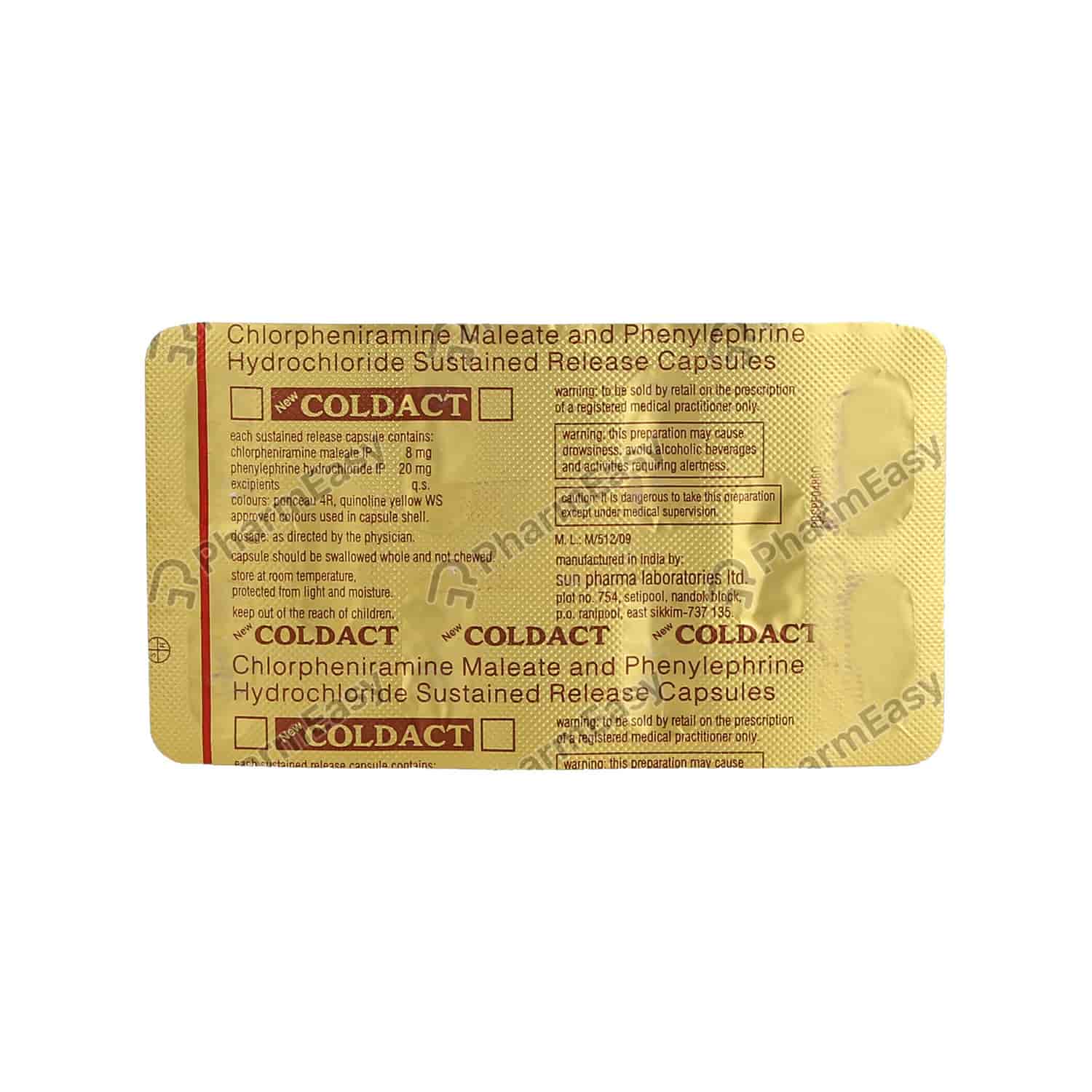 Buy New Coldact Capsule 10'S Online at Flat 18 OFF* PharmEasy