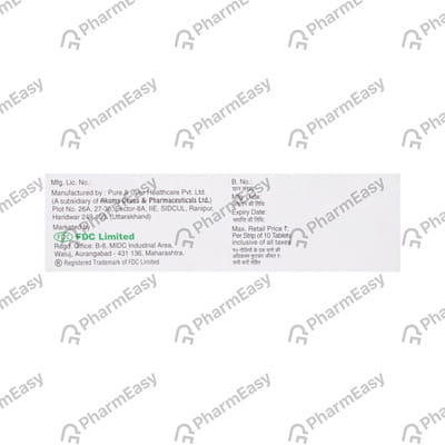 Cinzine Plus 20/40 Mg Tablet 10