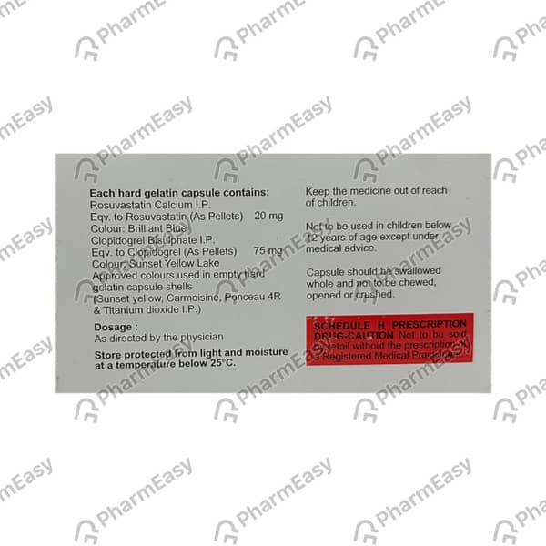 Rosave C 20/75Mg Strip Of 10 Tablets