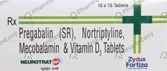 NEUROTRAT NP 75/10MG/1500MCG/2000IU STRIP OF 10 TABLETS