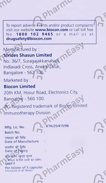 Psorid 100mg Strip Of 5 Tablets