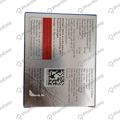 Manforce Staylong 50/30mg Strip Of 4 Tablets