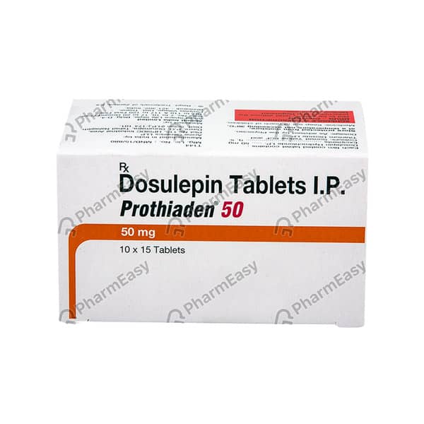Prothiaden 50 Mg Strip Of 15 Tablets