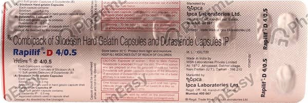 Rapilif D 4/0.5 Mg Strip Of 10 Capsules