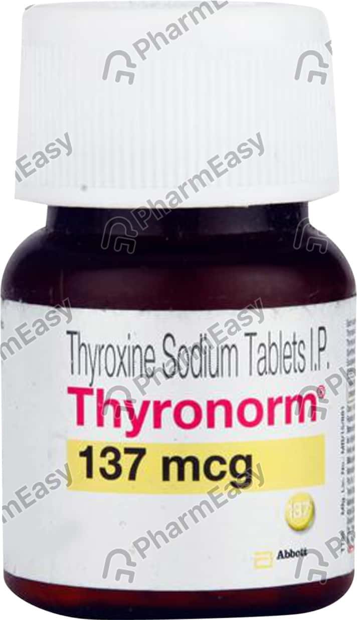 Thyronorm 137 MCG Tablet (120) Uses, Side Effects, Price & Dosage