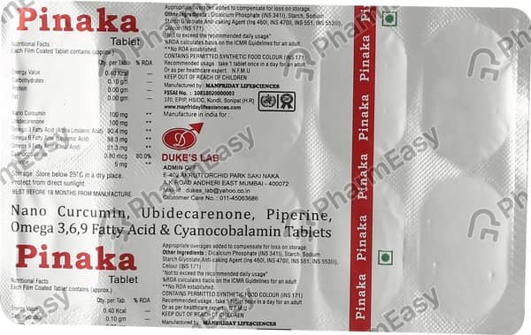 Pinaka Strip Of 10 Tablets