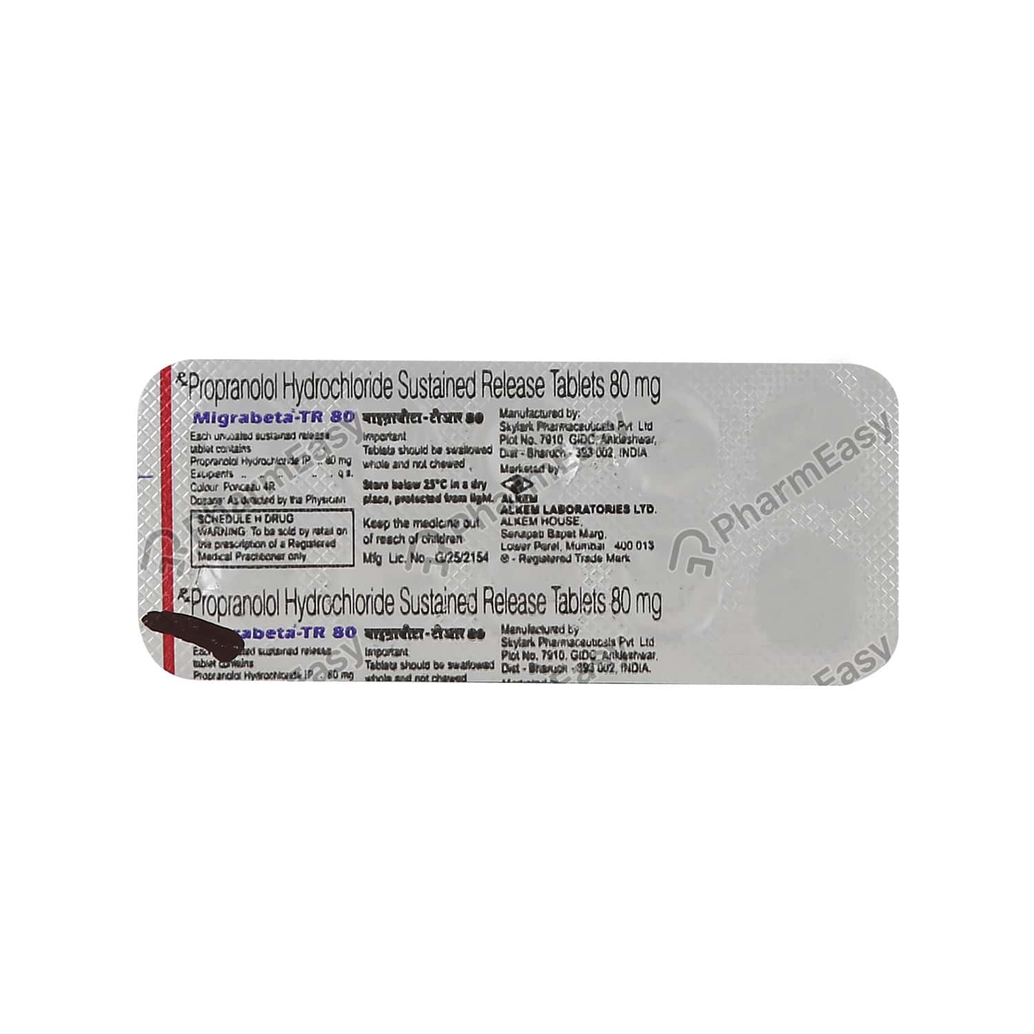Buy Migrabeta Tr 80 Mg Tablet 10 Online At Flat 18 Off Pharmeasy