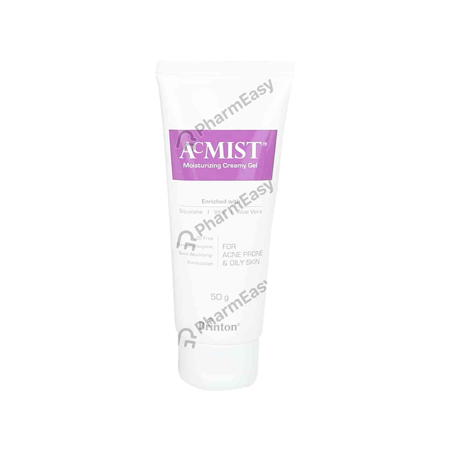Buy Acmist Moisturizing Cream Gel 50gm Online at Flat 18 OFF* PharmEasy