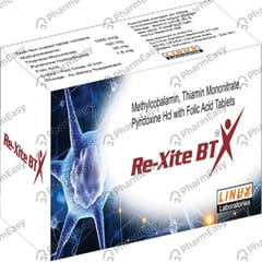 RE XITE BT STRIP OF 10 TABLETS