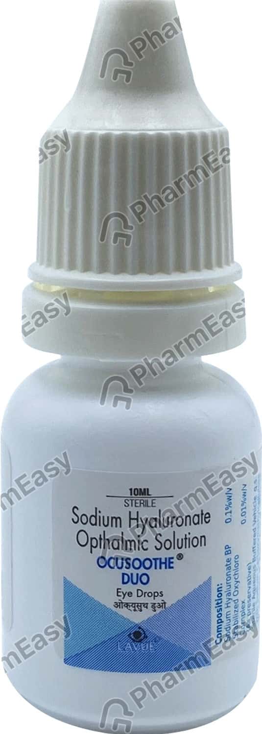 Ocusoothe Duo 0.1 W/V Eye Drop (10) Uses, Side Effects, Price
