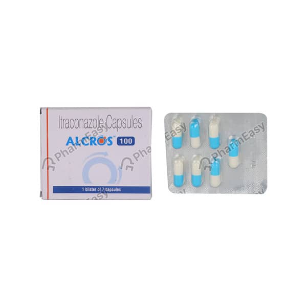 Alcros 100mg Capsules 7'S