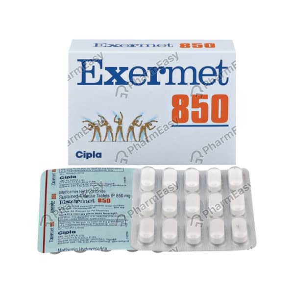 Exermet 850Mg Strip Of 15 Tablets