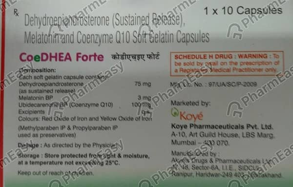 Coedhea Forte Strip Of 10 Capsules