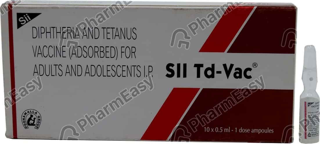 Sii Td Vac Vaccine 0.5ml: Uses, Side Effects, Price & Dosage | PharmEasy